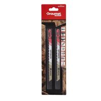 DRAUMET PREMIUM zāģa asmeņi priekš T301CD finierzāģis kokam 116mm 8TPI SK5 2gab.