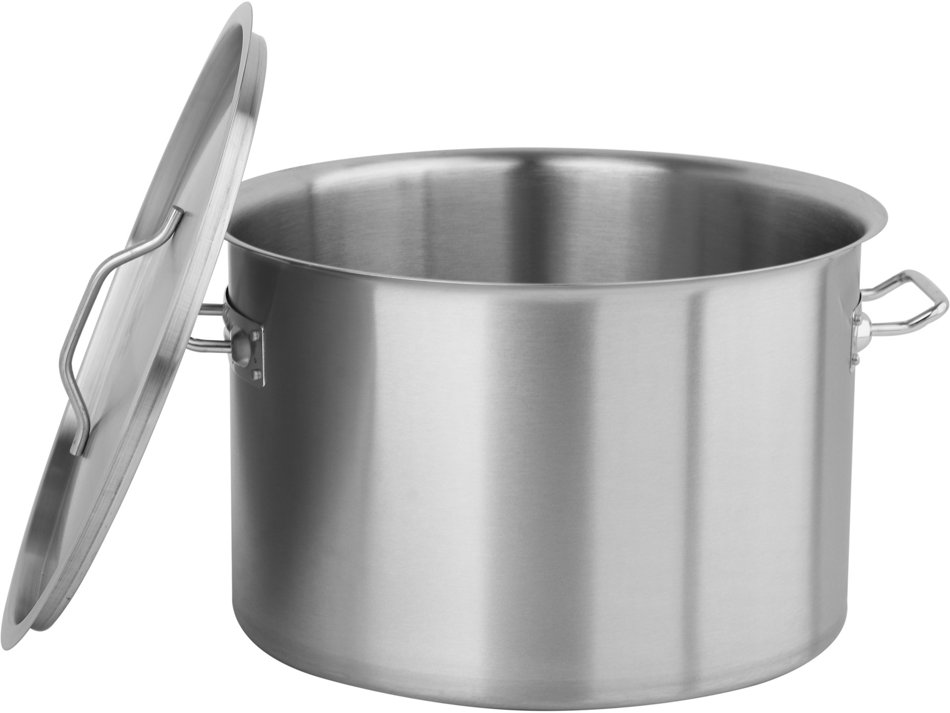 Low stockpot with lid