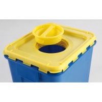 Plastmasas medicīnas atkritumu tvertnes 50l.