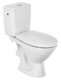 WC pods Cersanit 389 010 ar Duroplast SC vāku, ūdens padeve no sāniem