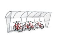 Velo nojume ar sānu sienām 15 velosipēdiem / 630 cm