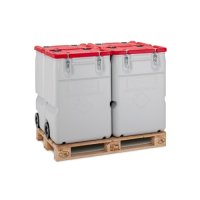 Mobil kaste ar oranžu vāku – 250 l
