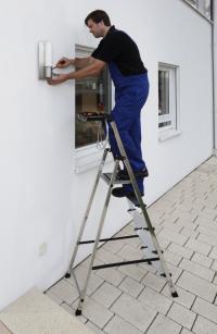 SECURY buitinės kopėčios, 5 pakopų 100 mm, - 3.05m