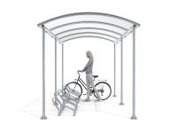Velo nojume 10 velosipēdiem / 420 x 220 cm