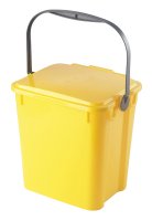 Atkritumu tvertne URBA — 10 l — dzeltena