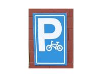 Velosipēdu stāvvietas zīme