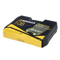 BRENAR uzgriežņu atslēgu komplekts - 108gab 1/2" & 1/4" CR-V