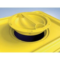 Plastmasas medicīnas atkritumu tvertnes 50l.