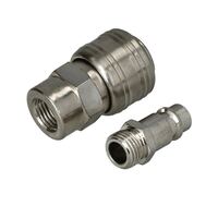 FASTER TOOLS Kompresora savienotājs vīrišķais+sieviete 1/4"