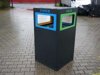 4x80l 4 nodalījumu šķirošanas tvertne