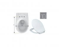 Стульчак MONACO белый