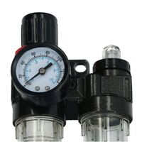 FASTER TOOLS Filtrs ar reduktoru un eļļotāju 1/4" 25 cm3