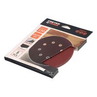 FASTER TOOLS Slīpēšanas loksnes diski ar velcro 125mm 5gab 150