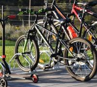 Velosipēdu novietne Echo-6 velo statīvs, nerūsējošais tēr.