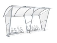 Velo nojume ar sānu sienām 10 velosipēdiem / 420 cm