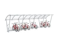 Velo nojume tikai segta, 20 velosipēdiem / 840 cm