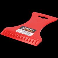 FASTER TOOLS Ledus skrāpis KAJ - sarkans, īss