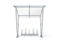 Velo nojume ar sānu sienām 5 velosipēdiem / 210 cm