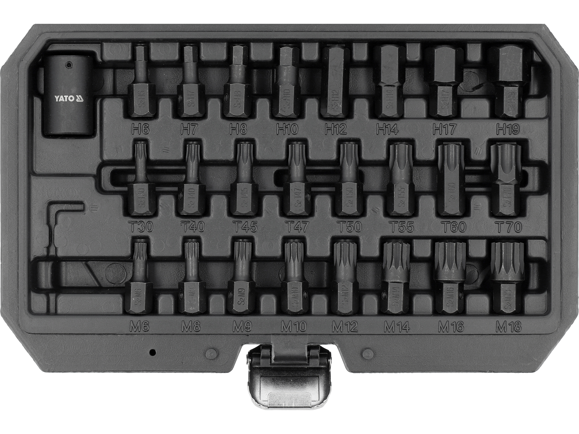 Impact bit set with socket