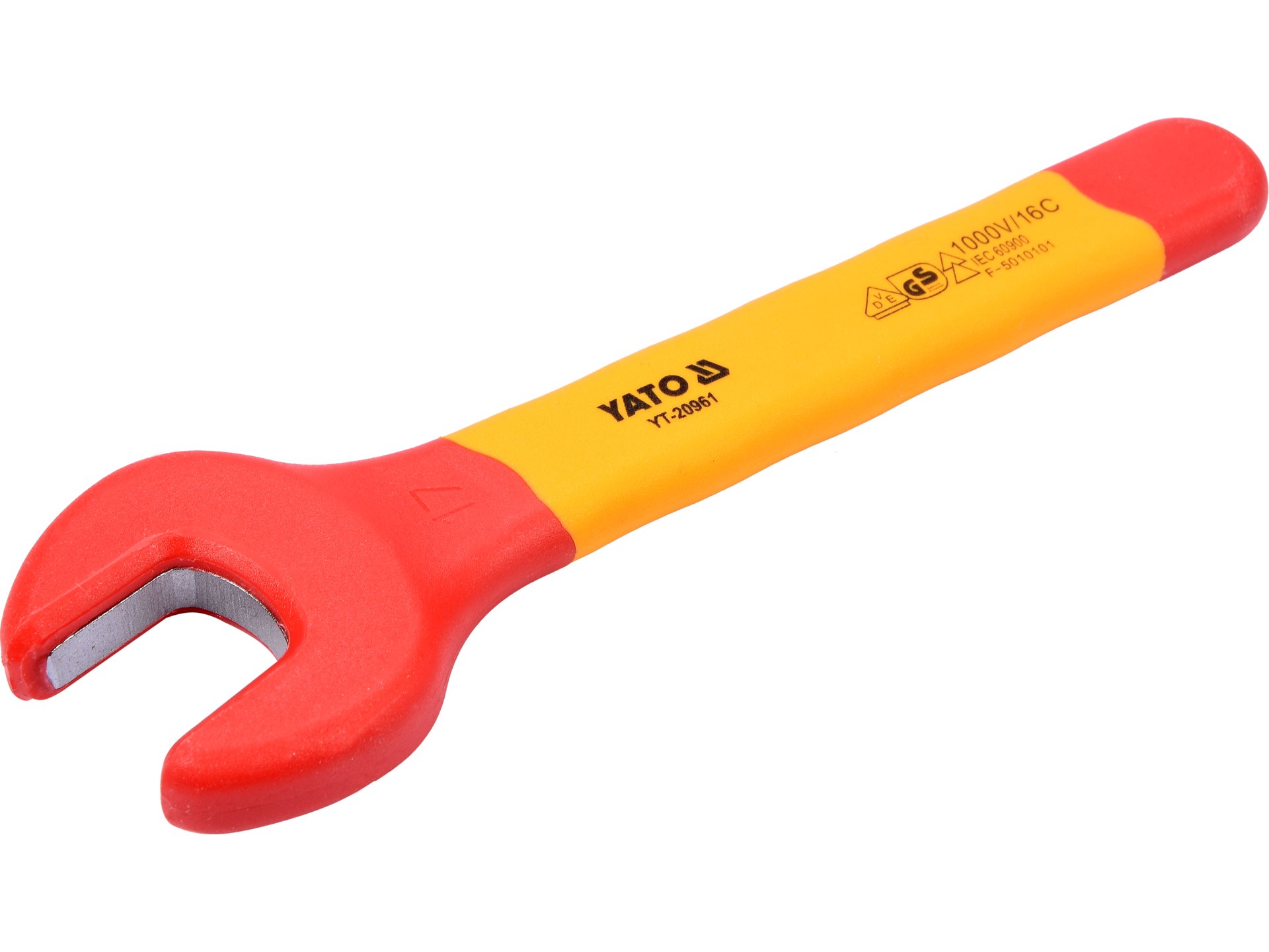 Insulated open end wrench