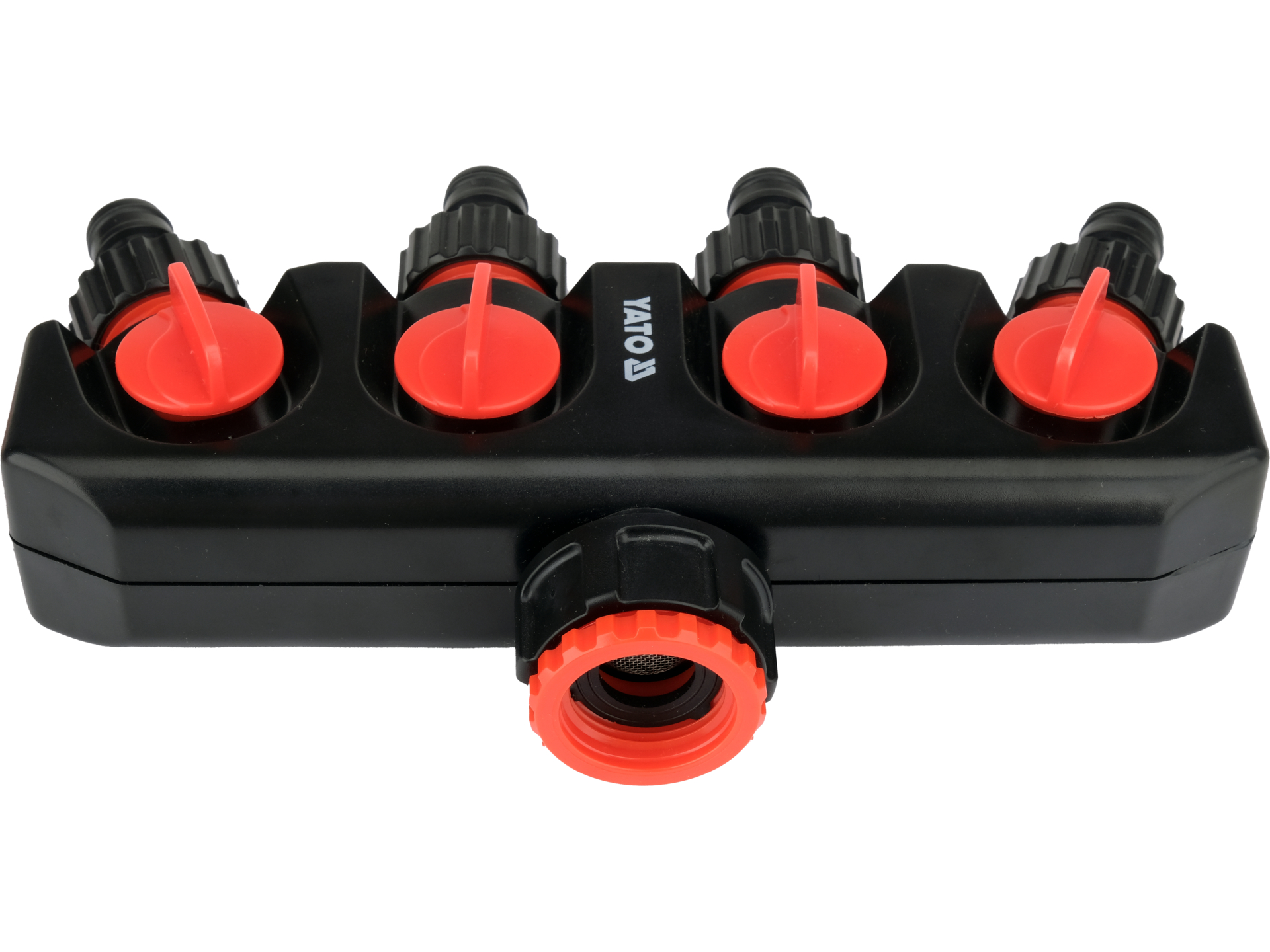 4-way tap connector with swivel
