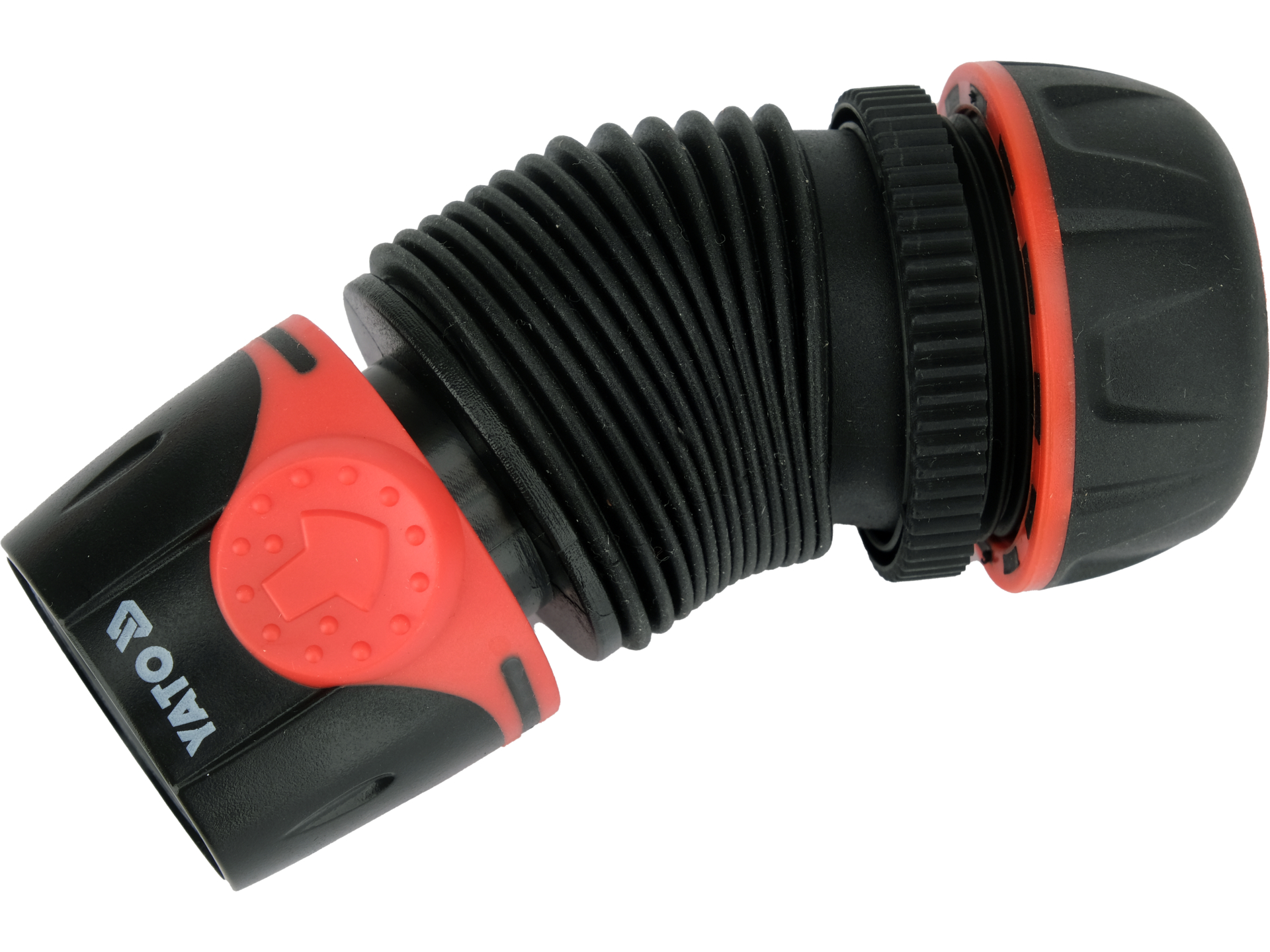 Adjustable angle hose connector
