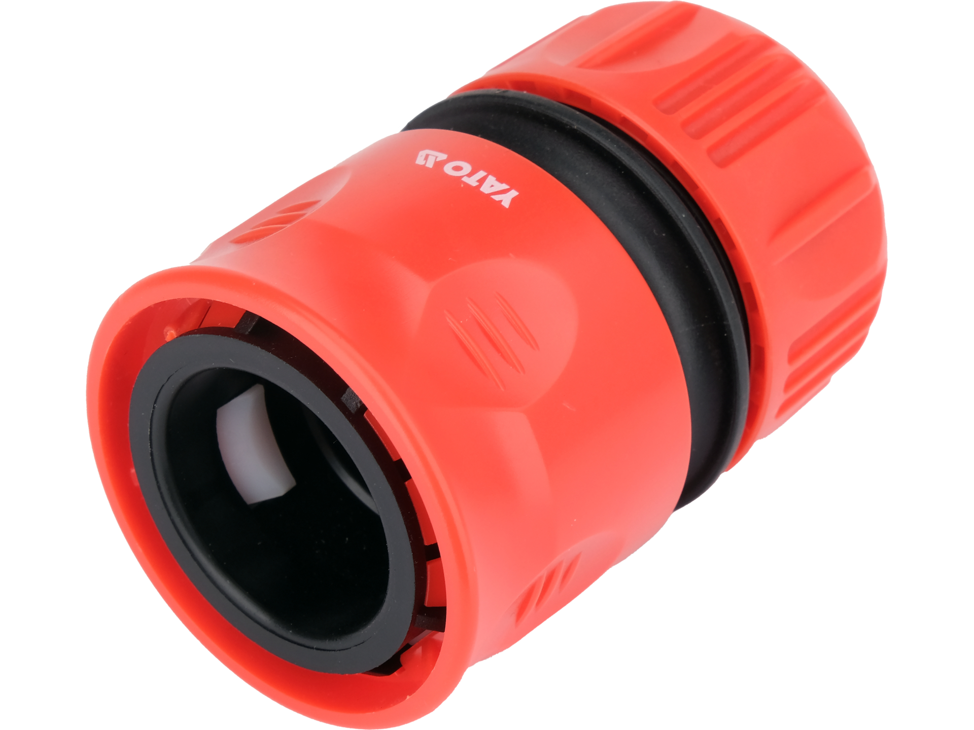 High flow hose connector
