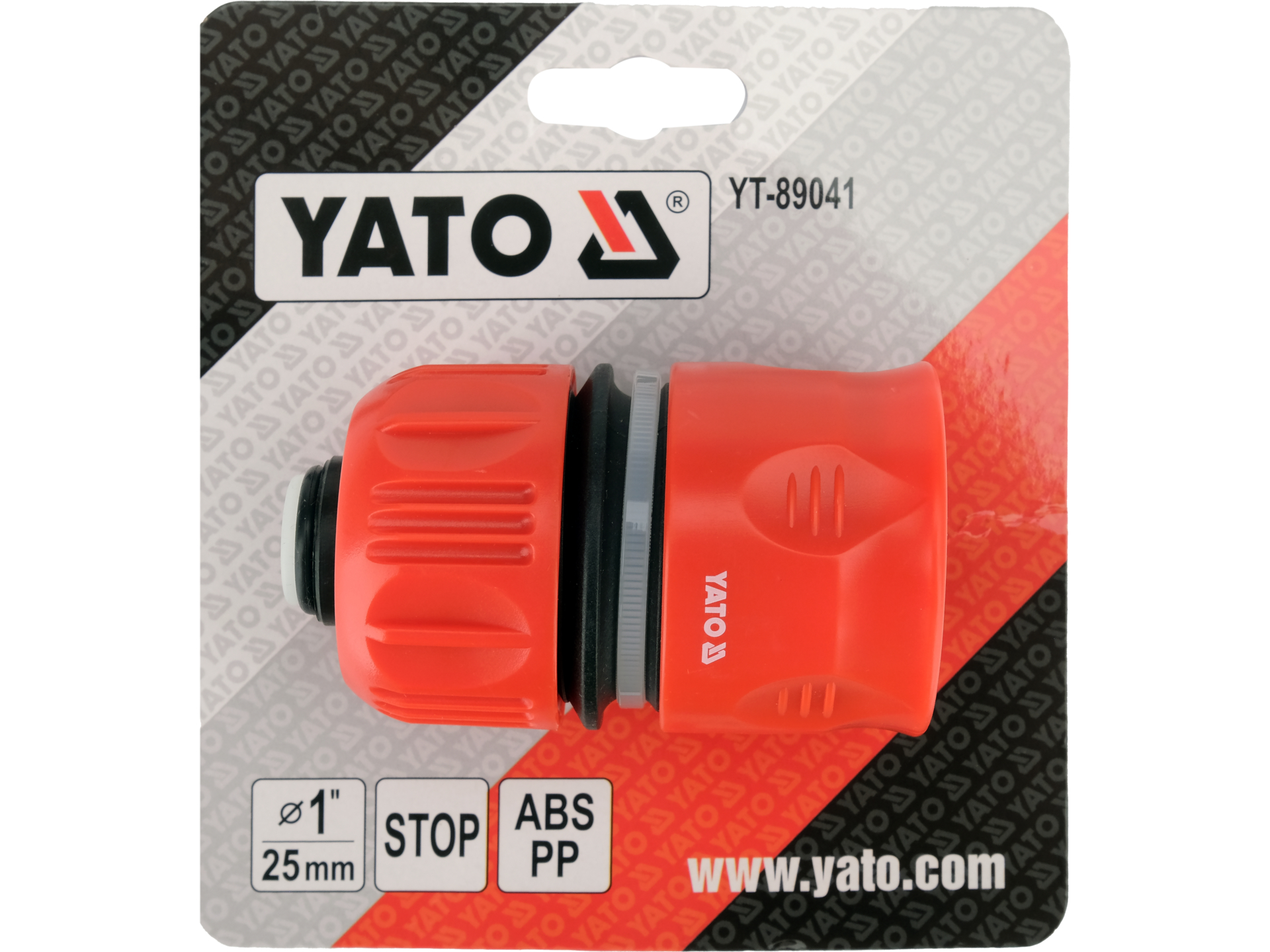 High flow waterstop hose connector