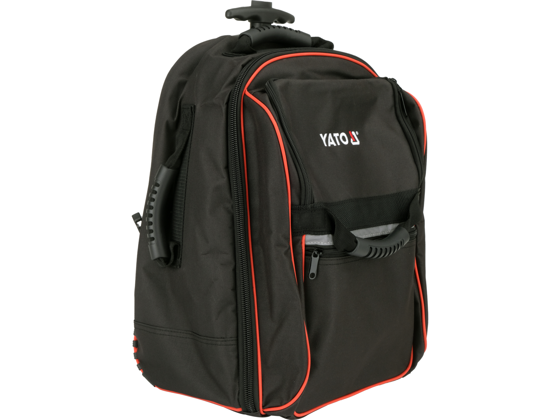 Tool backpack with wheels