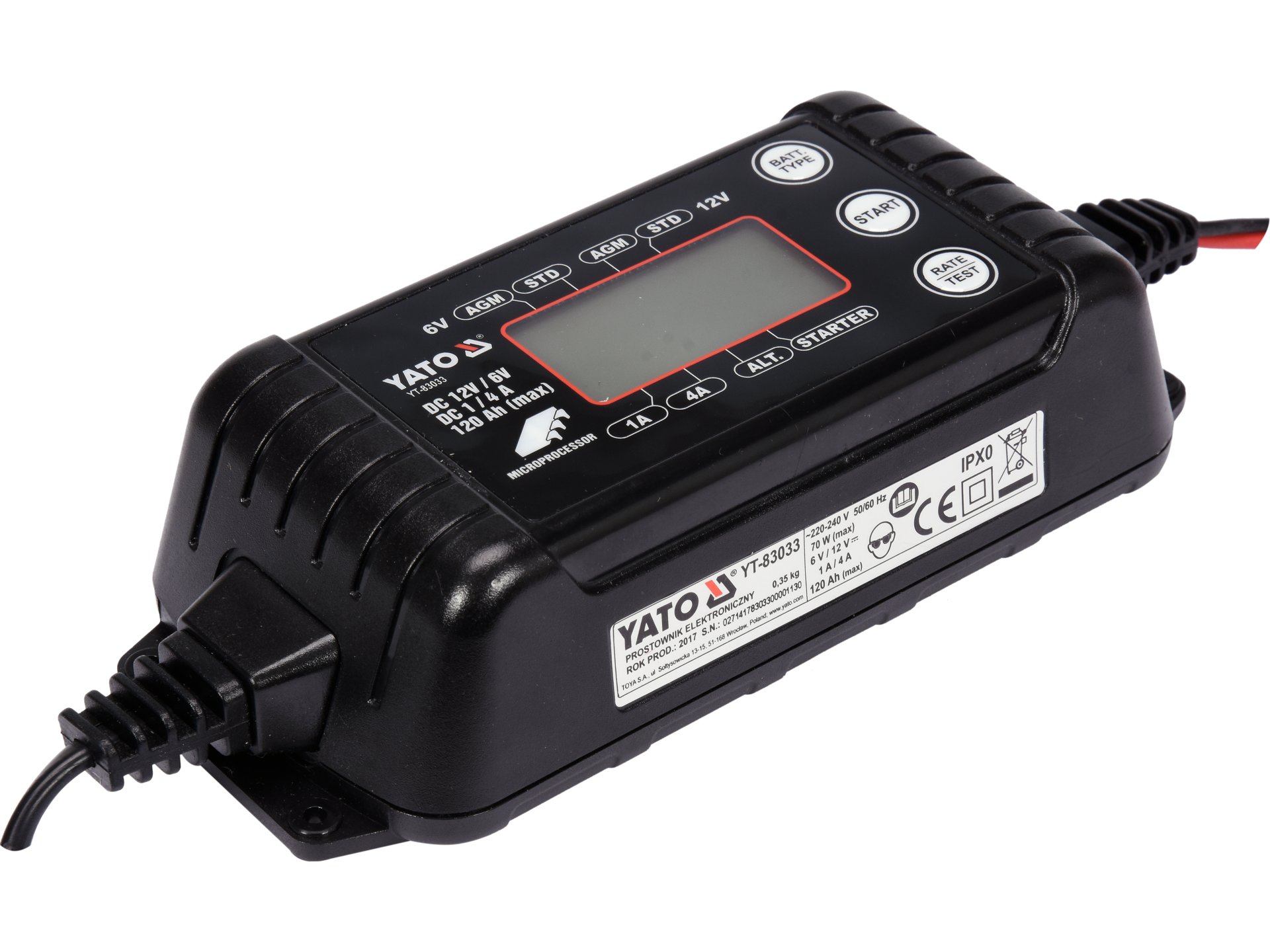 Elektroniskais akumulātoru lādētājs