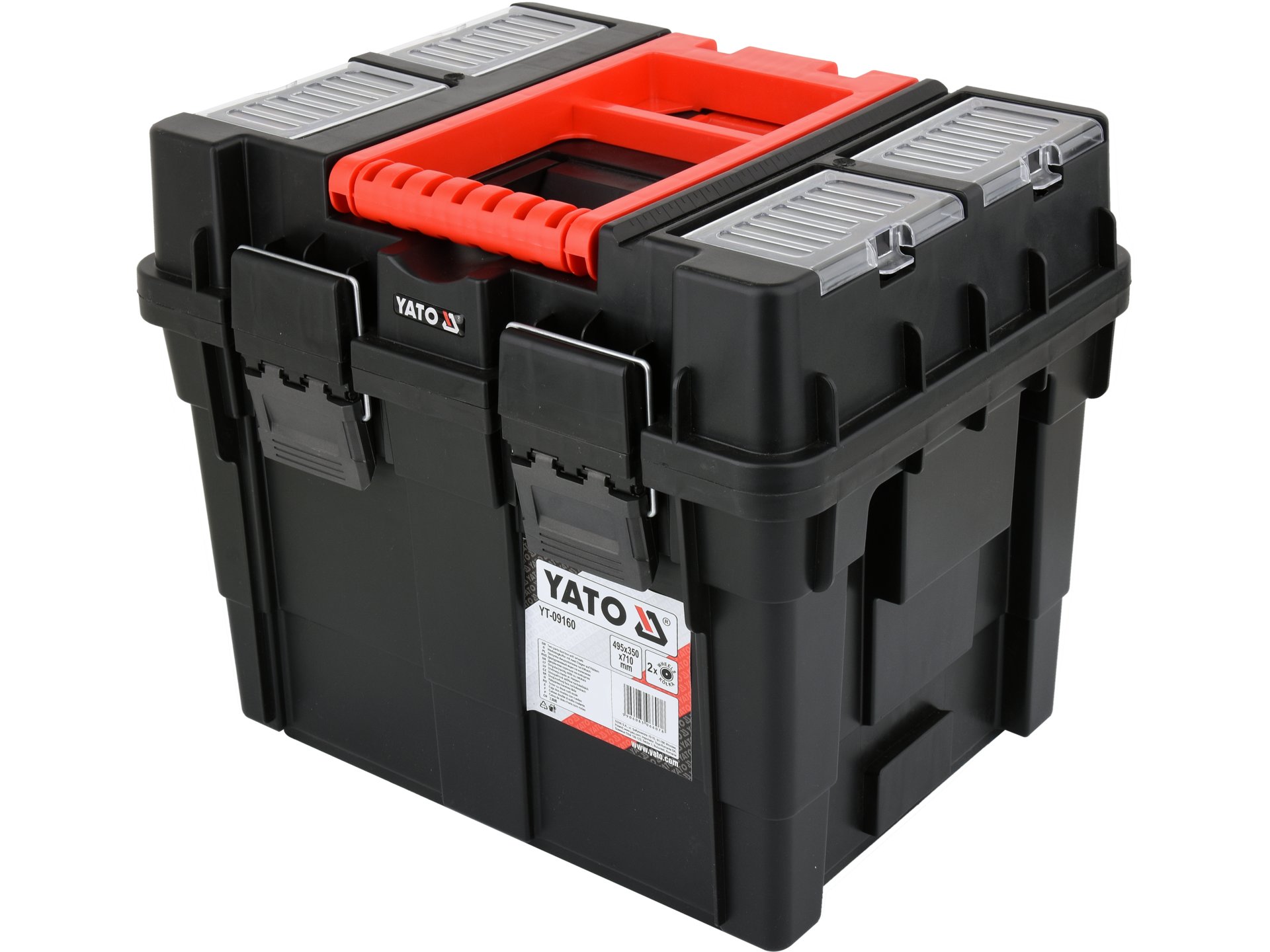 Two-parts tool box with wheels