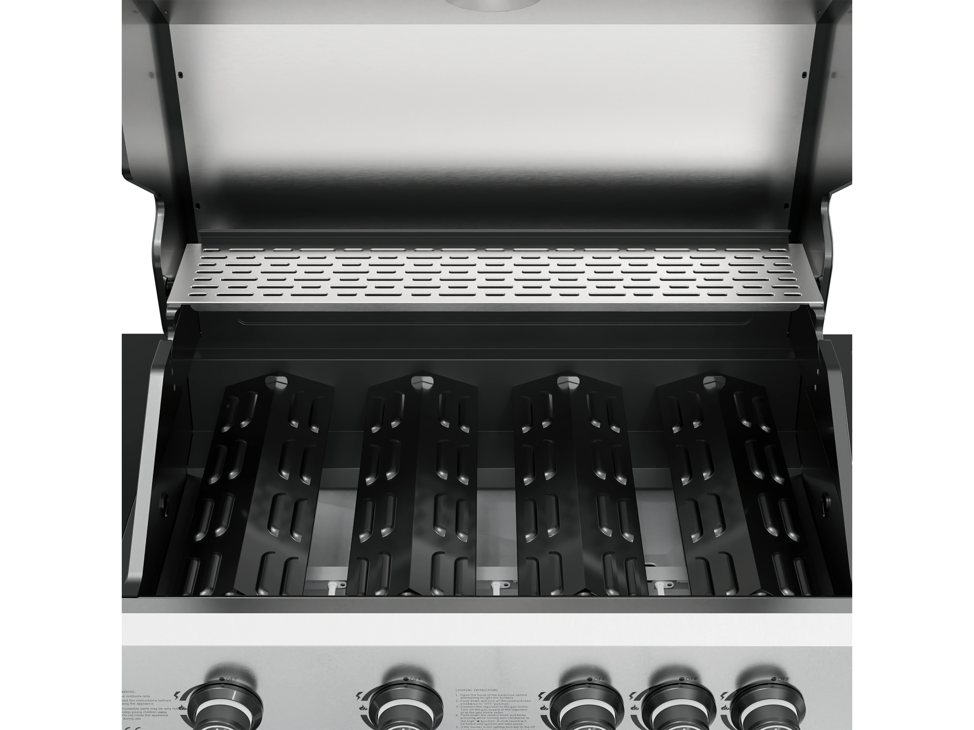 Gas grill with mini kitchen