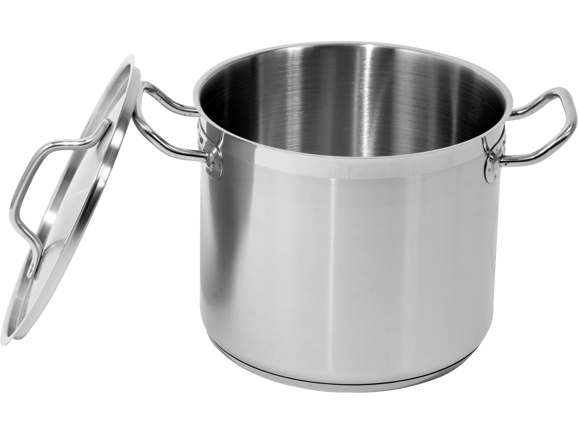Deep stockpot with lid