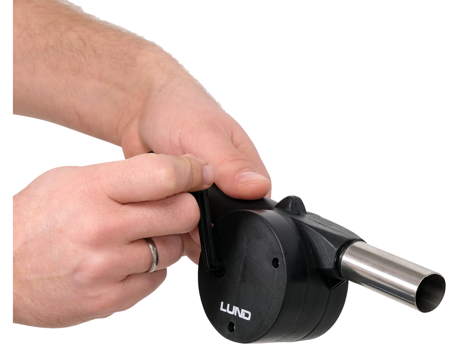 Barbecue air blower