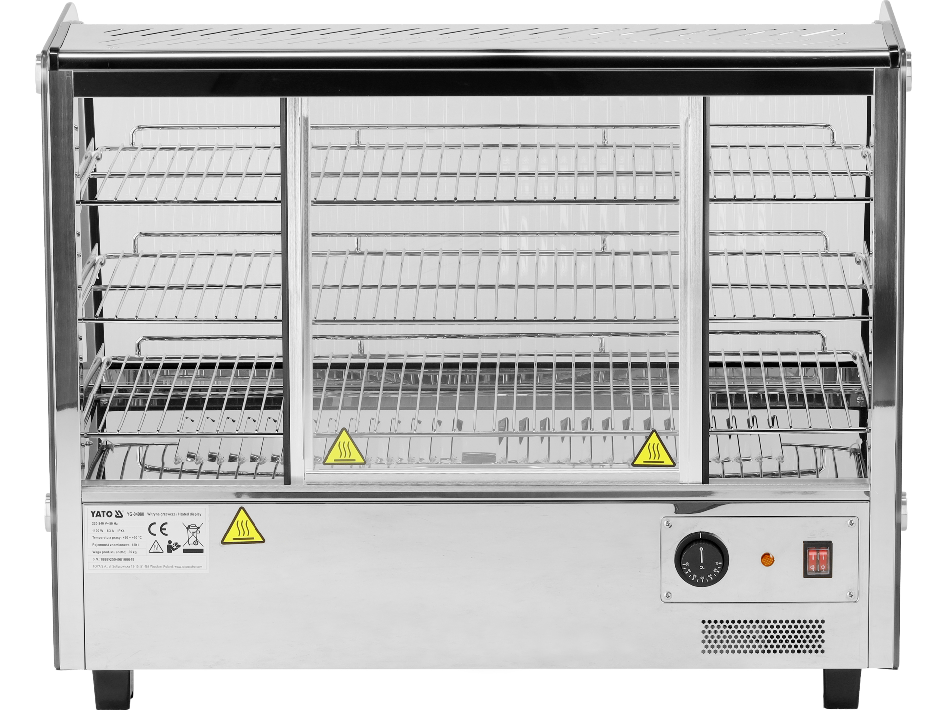 Heated display