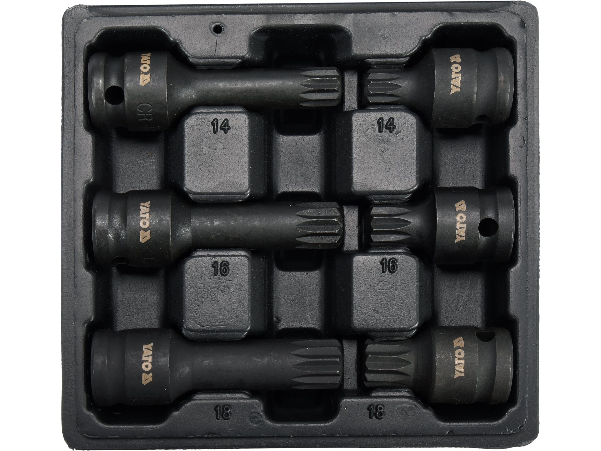 Impact bit socket set