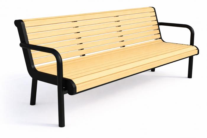 Sols ar atzveltni 200 x 45 x 90 cm
