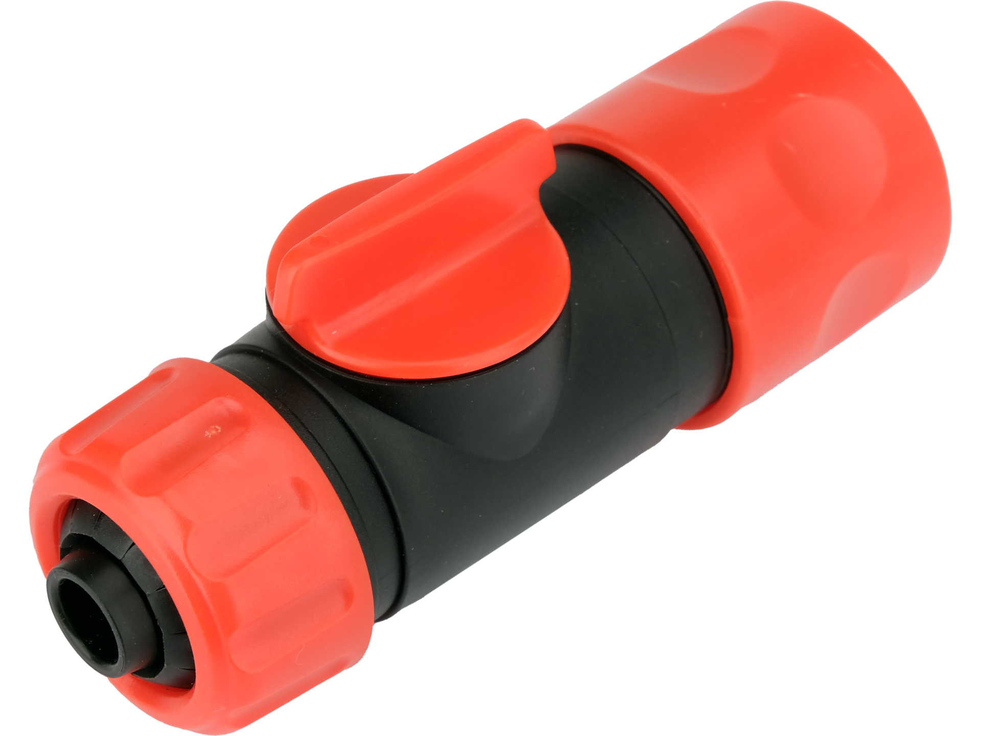 Hose connector with valve