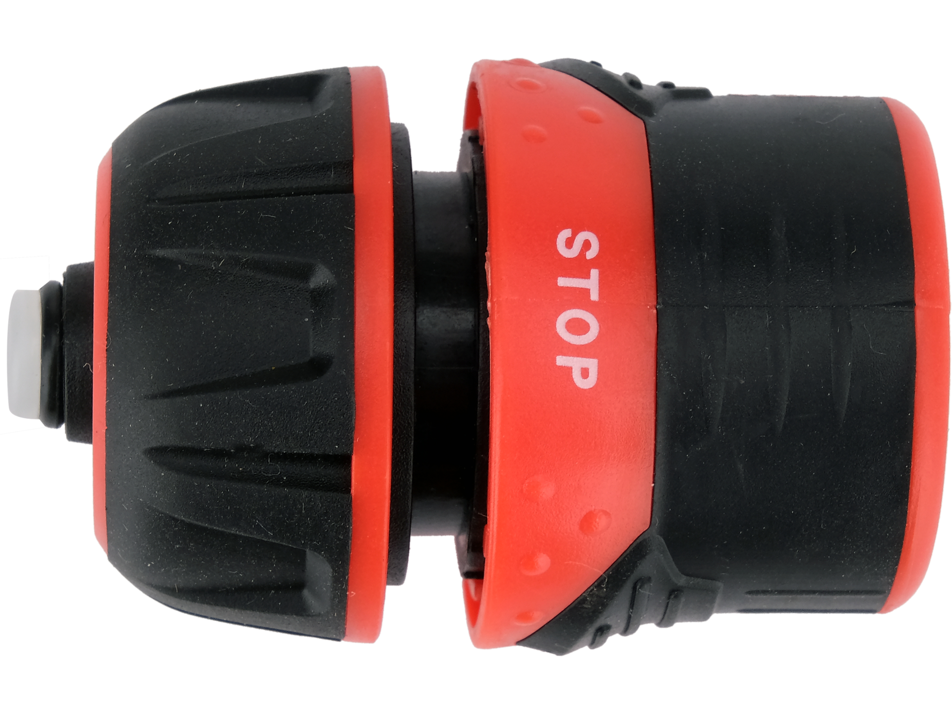 Waterstop hose connector with lock