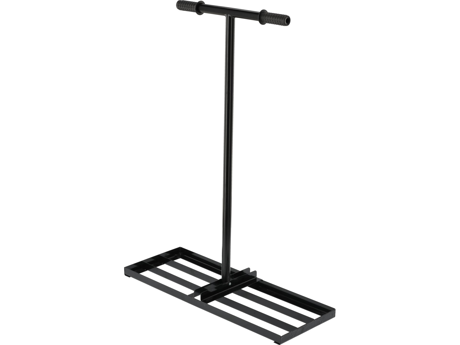 Manual lawn leveling rake