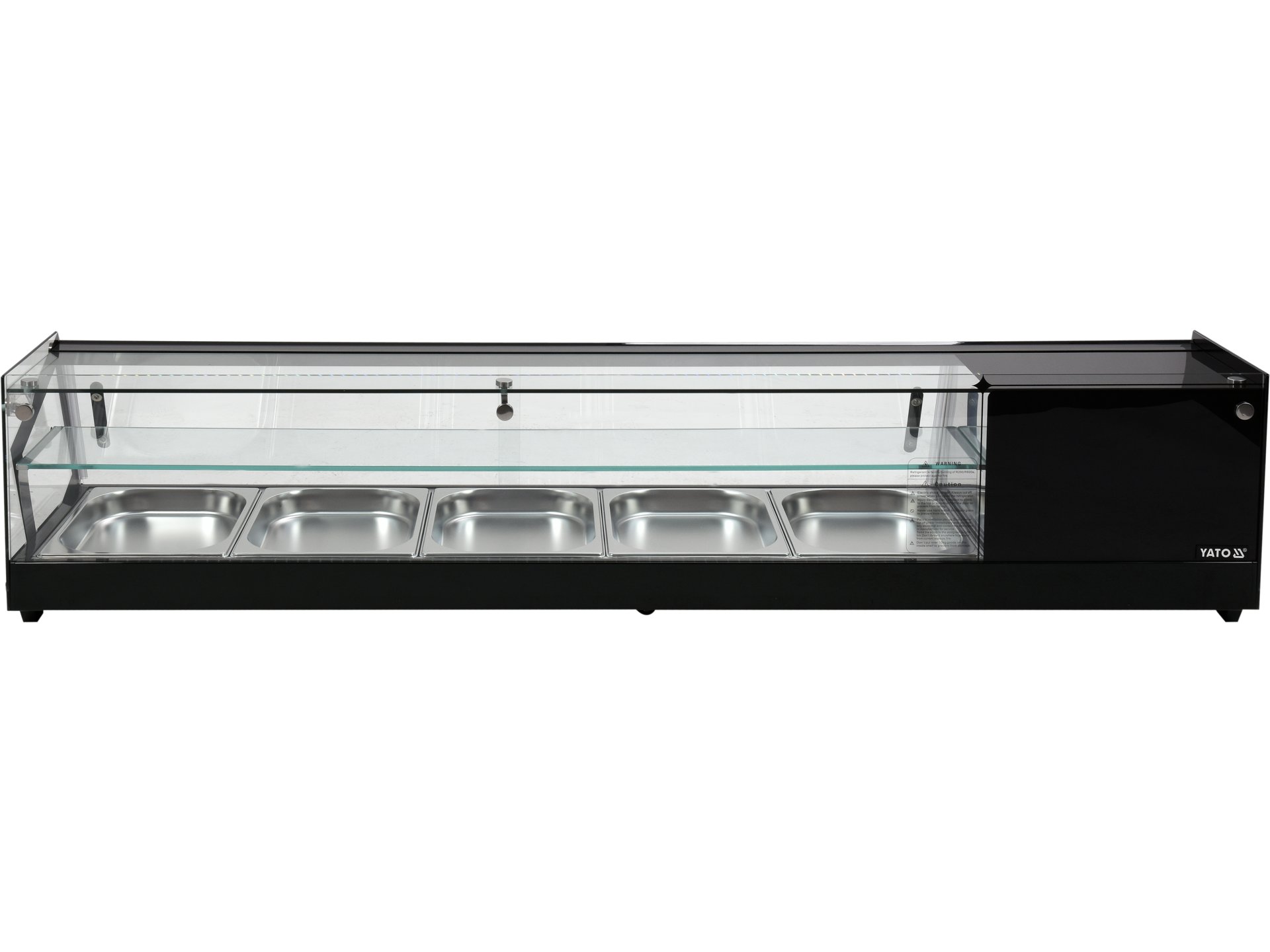 Refrigerated sushi display case