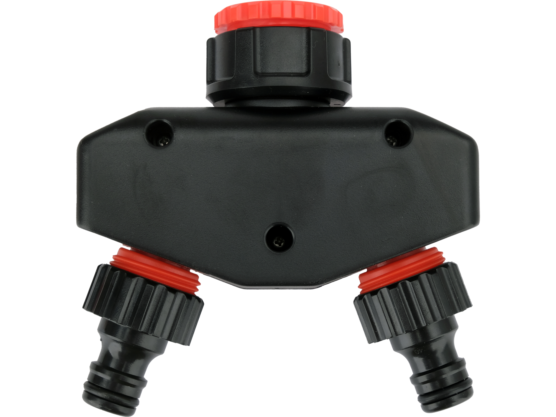 2-way tap connector with swivel