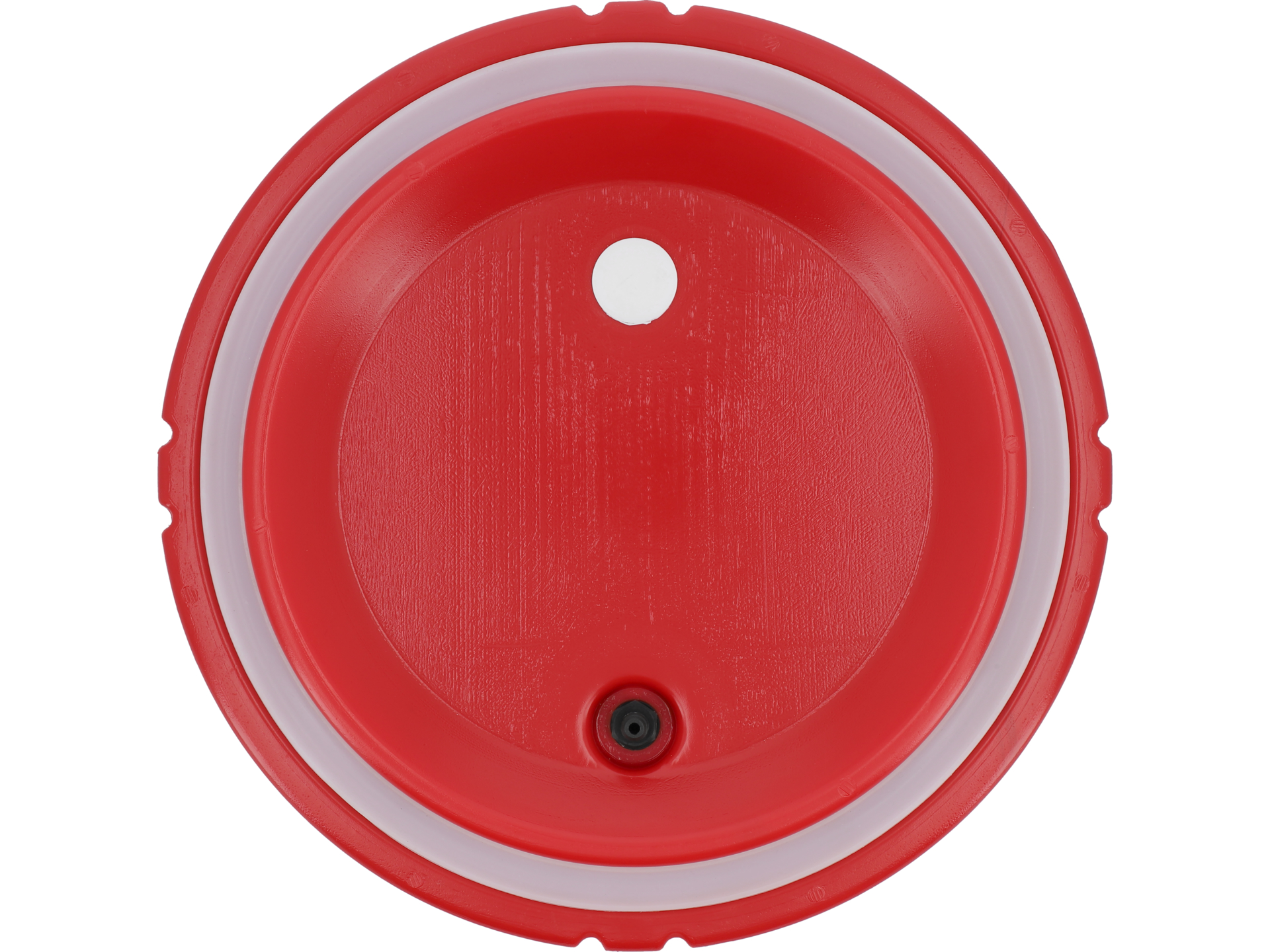 Round isothermal container