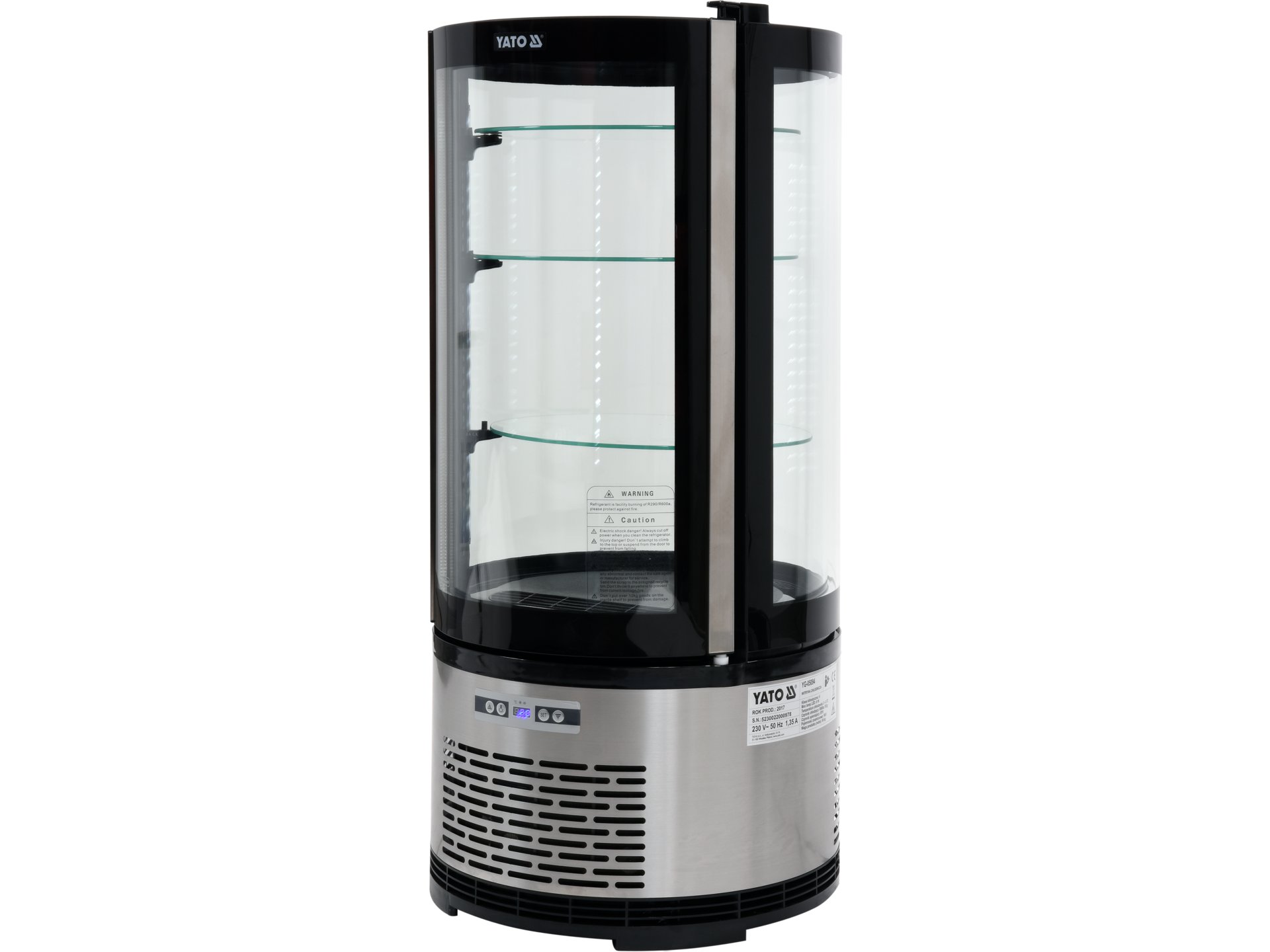 Refrigerated display case