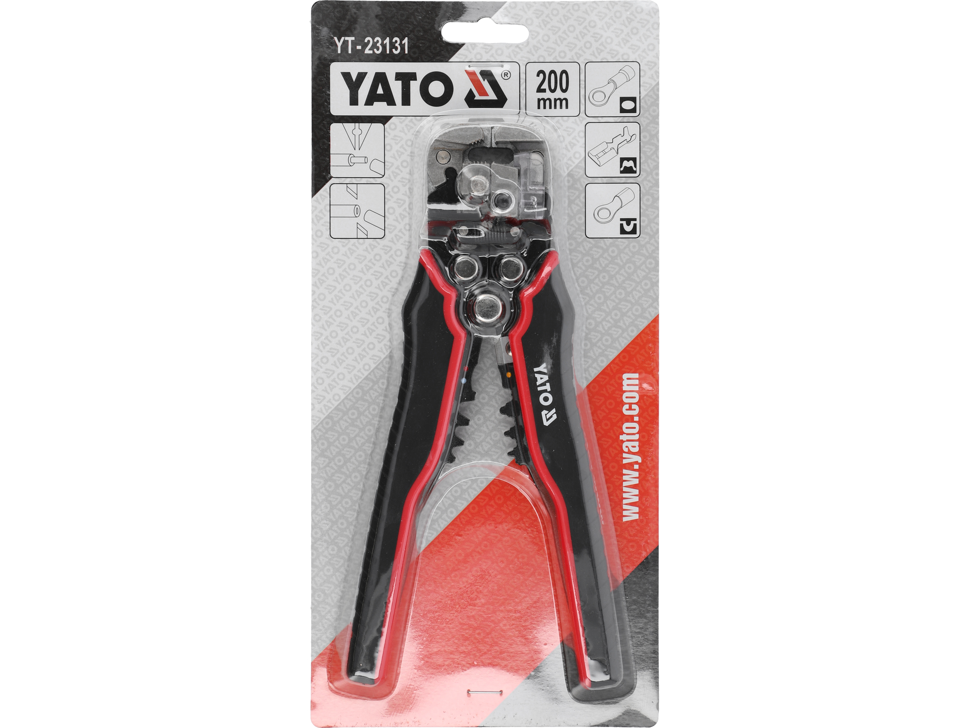 Universal wire stripper and ratchet crimping pliers