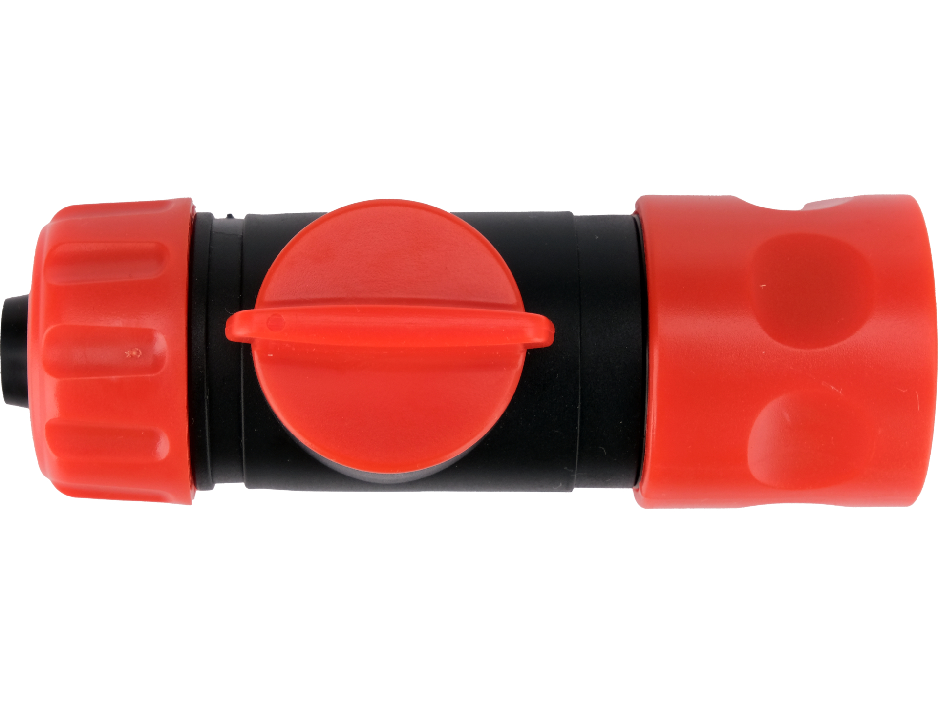 Hose connector with valve