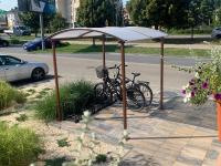 Velo nojume tikai segta, 5 velosipēdiem / 210 cm