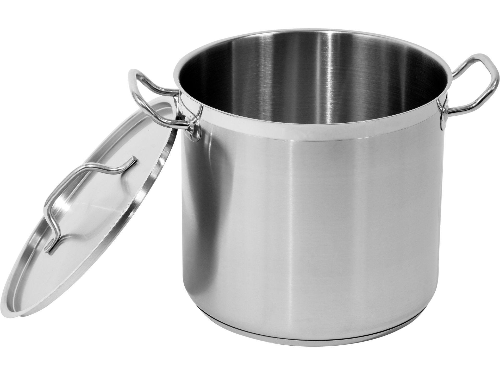 Deep stockpot with lid