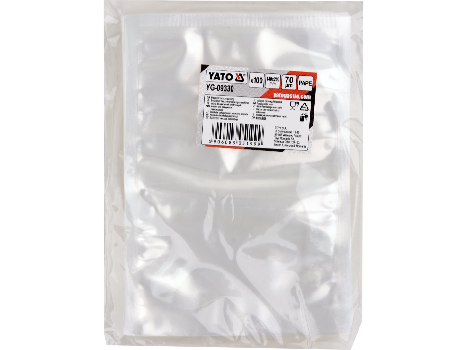 Bags for vacuum packing
