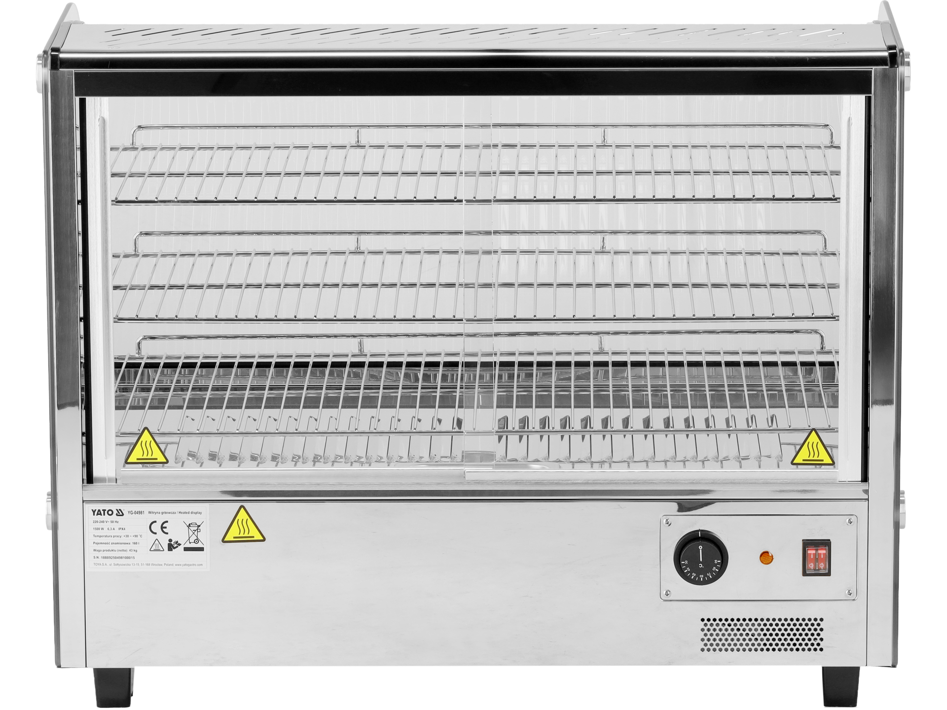 Heated display